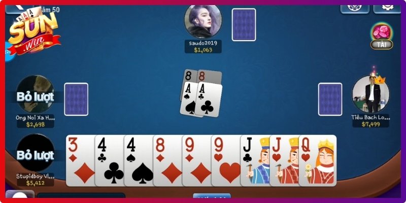 Cách Chơi Bài Tiến Lên Sunwin, Mẹo Hay Chấp Mọi Đối Thủ 2 Trình tự ván diễn ra